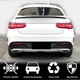 Спойлер V1 (Карбон) для Mercedes GLE coupe C292 2015-2019 гг - изображение 2