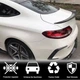 Спойлер V9 (для Coupe 2015-2019, Карбон) для Mercedes C-сlass W205 - изображение 2