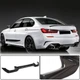 Дифузор заднього бампера (для M340i 2018-2022, Карбон) для BMW 3 серія G20/G21 2018- рр - зображення 1