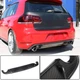 Диффузор заднего бампера V2 для GTI HB 2010-2013, Карбон для Volkswagen Golf 6 - изображение 1