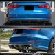 Диффузор заднего бампера V1 (для Base Sedan 2012-2016, Карбон) для Ауди A3 - изображение 3