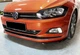 Передний лип DPT V-2 (Черный Глянец) для Volkswagen Polo 2017- гг - изображение 1
