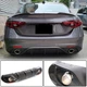 Дифузор заднього бампера з насадками V2 (для Base, Карбон) для Alfa Romeo Giulia 2016-2022 рр - зображення 2