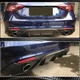 Дифузор заднього бампера з насадками V2 (для Base, Карбон) для Alfa Romeo Giulia 2016-2022 рр - зображення 4