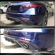 Дифузор заднього бампера з насадками V2 (для Base, Карбон) для Alfa Romeo Giulia 2016-2022 рр - зображення 5