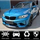 Передний лип-спойлер V1 для F87 M2, карбон для BMW 2 серия F22/F23 2014-2021 гг - изображение 2