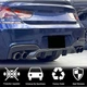 Дифузор заднього бампера V1 (для M-Sport/M6, Карбон) для BMW 6 серія F12/F13/F06 2011-2018 рр - зображення 2
