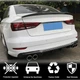 Диффузор заднего бампера V4 (для S-Line Sedan 2017-2020, Карбон) для Ауди A3 - изображение 2