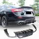 Дифузор заднього бампера (для Base/S/S Q4 2014-2017, Карбон) для Maserati Ghibli рр - зображення 1