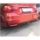 Диффузор заднего бампера V2 (для F82/F83, Карбон) для BMW 4 серия F32/F33/F36 2012-2020 гг - изображение 4