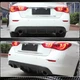 Дифузор заднього бампера V1 (для Q50 Base/Sport 2014-2017, Карбон) для Infiniti Q50/Q60 рр - зображення 3