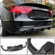 Диффузор заднего бампера V3 (для S-Line 2012-2015, Карбон) для Ауди A5 - изображение 1
