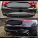 Диффузор заднего бампера V3 (для S-Line 2012-2015, Карбон) для Ауди A5 - изображение 4