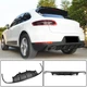 Дифузор заднього бампера V1 (2014-2021, Карбон) для Porsche Macan рр - зображення 1