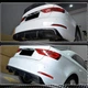 Диффузор заднего бампера V2 (для Base Sedan 2012-2016, Карбон) для Ауди A3 - изображение 4