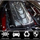 Крышка двигателя (2019-2022, Карбон) для Chevrolet Corvette C8 2019- гг - изображение 2