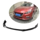 Накладка на передній бампер Lip (2014-2016, Карбон) для Mazda 3 рр - зображення 1