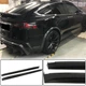 Накладки на пороги (2015-2021, Карбон) для Tesla Model X 2015- гг - изображение 1