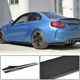 Накладки на пороги V1 (для F87, Карбон) для BMW 2 серия F22/F23 2014-2021 гг - изображение 1