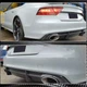 Дифузор заднього бампера V3 (для S-Line, 2010-2014, Карбон) для Ауді A7 рр - зображення 4