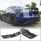 Дифузор заднього бампера V2 (2012-2016, Карбон) для Tesla Model S 2012- рр - зображення 2