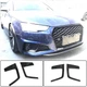 Накладки на противотуманные фары V3 (для S-Line Sedan 2015-2019, Карбон) для Ауди A4 B9 - изображение 2