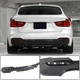 Диффузор заднего бампера V3 (для M-Sport, Карбон) для BMW 3 серия F34 2013–2020 гг - изображение 1