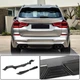 Дифузор заднього бампера V2 (для F97 2018-2021, Карбон) для BMW X3 G01 2018- рр - зображення 1