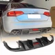 Дифузор заднього бампера V2 (для S4 2009-2012, Карбон) для Ауді A4 B8 рр - зображення 9