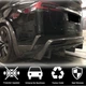 Диффузор заднего бампера (2015-2021, Карбон) для Tesla Model X 2015- гг - изображение 3