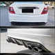 Дифузор заднього бампера V3 (для AMG SD 2008-2011, Карбон) для Mercedes C-class W204 рр - зображення 4