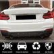 Дифузор заднього бампера V4 (для F22/F23 M-Sport, Карбон) для BMW 2 серія F22/F23 2014-2021 рр - зображення 3