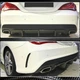 Дифузор заднього бампера V2 (для AMG-Line / CLA45 AMG 2013-2016, Карбон) для Mercedes CLA C117 рр - зображення 5