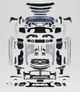 Комплект обвеса GTR Pro Wide Carbon для Mercedes AMG GT C190/R190 2014-2022 гг - изображение 6