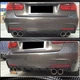 Дифузор заднього бампера V4 (для F30 M-Sport, Карбон) для BMW 3 серія F30/F31 2012-2019 рр - зображення 4
