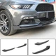 Накладки на протитуманки V1 (2015-2017, Карбон) для Ford Mustang рр - зображення 1
