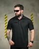 Тактическое поло Lacosta Sport Black с вентиляцией износостойкое для работы и тренировок XXXL - изображение 2