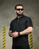 Тактическое поло Lacosta Sport Black с вентиляцией износостойкое для работы и тренировок XXXL - изображение 3
