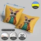 Подушка декоративная «Модный кролик-хипстер», креативный принт для подарка 3D ПРИНТ 35 х 35 см 13426 - изображение 3