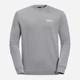Свитшот мужской Jack Wolfskin Essential Crewneck A63843-6920 M Серый (4064886419321) - изображение 2