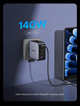 Зарядний пристрій UGREEN X764 200W GaN Fast Charger - зображення 5