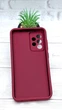 Чехол Shock Case для Samsung Galaxy A52 / A525 бампер силиконовый бордовый - изображение 2