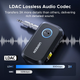 Приемник адаптер UGREEN BT509 Bluetooth 6.0 Receiver LDAC для авто, стереосистем - изображение 4