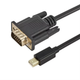 Кабель Mini DisplayPort to VGA 15-pin 1.8м Stone ST-MDPV-1.8M - зображення 1