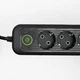 Сетевой фильтр удлинитель 3 метра на 4 розетки 3 USB 1 Type-C и кнопкой отключения переноска с заземлением и защитой от перегрузки для дома офиса бытовой техники зарядки телефона гаджетов Черный - изображение 5