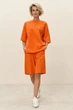 Костюм бавовняний (футболка та шорти на резинці) Розмір XL-XXL (50-52) Помаранчевий - изображение 1