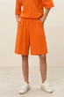 Костюм бавовняний (футболка та шорти на резинці) Розмір XL-XXL (50-52) Помаранчевий - изображение 6