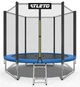 Батут дитячий з сіткою та драбинкою 312 см Atleto - изображение 2
