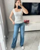 Жіночий базовий топ з полікотону білий ONE SIZE ST1147 - изображение 2