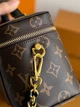 Сумка женская Louis Vuitton Vanity Monogram коричневая (028) - изображение 7